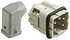 HARTING Surface Kit, 4 + PE Way, 10.0A, Male, Han A, 230 → 400 V
