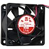 RS PRO, 24 V dc, DC Axial Fan, 60 x 60 x 25mm, 30.6m³/h, 1.9W