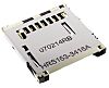 Hirose 9 Way Right Angle SD Card Memory Card Connector With Solder Termination
