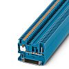 Phoenix Contact, PT 2.5/1P BU, 500 V Feed Through Terminal Block, Plug In Termination