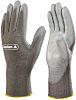 Delta Plus Grey Polyurethane Coated Polyethylene Work Gloves, Size 9, Large, 2 Gloves