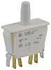 Druckschalter, Zweipoliger Wechselschalter (DPDT) Tastend 10 A @ 250 V ac Knopf-Betätiger