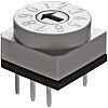 KNITTER-SWITCH THT DIP-Schalter Drehschalter 10-stellig, Kontakte vergoldet 25 mA @ 24 V dc, bis +70°C