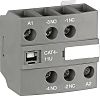 ABB Auxiliary Contact - 1NO/1NC, 2 Contact, Front Mount, 6 A