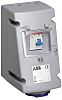 ABB, Critical & Safe IP44 Blue Wall Mount 2P+E RCD Industrial Power Connector Socket, Rated At 32A, 230 V, 2CMA168