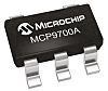 Microchip Voltage Temperature Sensor, Voltage Output, Surface Mount, Analogue, ±1°C, 5 Pins