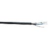 Alpha Wire 1 Pair Foil and Braid Multipair Industrial Cable 0.456 mm²(CE) Black 305m Alpha Essentials Series