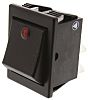 Arcolectric Double Pole Single Throw (DPST), On-Off Rocker Switch Panel Mount