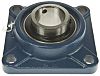 Roulement RS PRO, diam int 55mm, 4 trous de fixations en Fonte