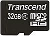 Transcend 32 GB MicroSDHC Micro SD Card, Class 4