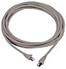 Molex Premise Networks Cat6a Male RJ45 to Male RJ45 Ethernet Cable, STP Shield, Grey LSZH Sheath, 7m