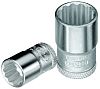 Vaso Bi-Hexágono Gedore D 30 24 de 24mm con Cuadrado de 9,525 mm