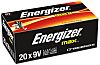 Energizer MAX Energizer Alkaline 9V Battery 9V PP3