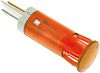 Apem Orange Indicator, 110V ac, 10mm Mounting Hole Size, Faston, Solder Lug Termination