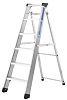 Zarges Aluminium 8 steps Step Ladder, 1.73m open length