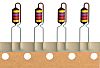 EPCOS B78148S Drosselspule, Ferrit-Kern 4,7 mH ±5%, 55mA / R-DC 78Ω, max. 0.7MHz, Ø 4mm