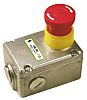 IDEM ESL Series Emergency Stop Push Button, 2NC + 2NO, Surface Mount, IP67, IP69K
