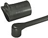 HellermannTyton Cable Boot Black, Polyolefin Adhesive Lined, 22.3mm
