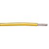 3077 YL005, Alpha Wire Yellow 1.3 mm² Hook Up Wire, 16 AWG, 26/0.25 mm,  30m, PVC Insulation