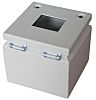 RS PRO RAL 7032 Steel Junction Box, IP65, 150 x 150 x 120mm