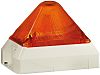 Pfannenberg PY X-M-10 Series Amber Flashing Beacon, 24 V ac/dc, Panel Mount, Xenon Bulb