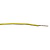 RS PRO Yellow 0.75 mm² Equipment Wire, 18 AWG, 24/0.2 mm, 500m, PVC Insulation
