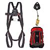 JSP Fall Arrest Kit with Harness, Retractable Fall Limiter, Rucksack