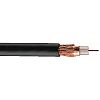 Koaxiální kabel, Černá Polyvinylchlorid PVC, vnější průměr: 7.8mm 100m Belden Bez koncovky