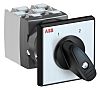 ABB, DPST 2 Position 60° Rotary Switch, 25A