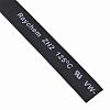 TE Connectivity Halogen Free Heat Shrink Tubing, Black 6.6mm Sleeve Dia. x 100m Length 2:1 Ratio, ZH2 Series