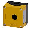 Siemens Yellow Plastic SIRIUS ACT Push Button Enclosure - 1 Hole 22mm Diameter