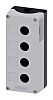 Siemens Grey Metal SIRIUS ACT Push Button Enclosure - 4 Hole 22mm Diameter