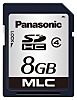 Panasonic SDカードSDHC,容量：8 GB MLCRP-SDPC08DE1