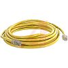 Cinch Connectors Yellow Cat5e Cable UTP, 7.62m Male RJ45/Male RJ45