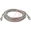 Cinch Connectors Grey PVC Cat5e Cable UTP, 15.24m Male RJ45/Male RJ45