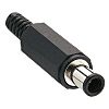 Lumberg DC Plug Rated At 2.0A, 24.0 V, Cable Mount, length 37.0mm, Nickel