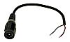 RS PRO 200mm Power Cable Assembly, 2.1 mm Female Straight to Bare End