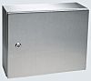 Caja de pared Rittal AE de Acero inoxidable 304 Sin Pintar, con placa de montaje, 500 x 500 x 210mm, IP66