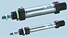 Parker Pneumatic Piston Rod Cylinder - 16mm Bore, 50mm Stroke, P1A Series, Double Acting