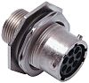 Souriau, UTO 4 Way Panel Mount MIL Spec Circular Connector Receptacle, Socket Contacts,Shell Size 10
