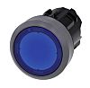 Siemens SIRIUS ACT Ø 22mm Tastend, Blau