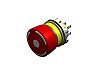 EAO Panel Mount Emergency Button - Turn to Release, 22.3mm Cutout Diameter, NC, Round Head