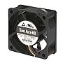 Sanyo Denki, 24 V dc, DC Axial Fan, 60 x 60 x 25mm, 72.5m³/h, 6W