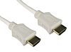 Sestava kabelů pro digitální video a monitory 0.5m Samec HDMI na Samec HDMI barva Bílá