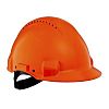3M Peltor Uvicator G3000 Orange Safety Helmet, Ventilated