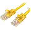 Startech Yellow PVC Cat5e Cable UTP, 500mm Male RJ-45