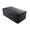 RS PRO Black ABS General Purpose Enclosure, IP54, Black Lid, 150 x 80 x 50mm