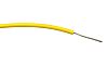 RS PRO Yellow 0.2 mm² Hook Up Wire, 24 AWG, 7/0.2 mm, 100m, PVC Insulation