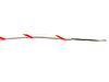 RS PRO Red/White 0.2 mm² Hook Up Wire, 24 AWG, 7/0.2 mm, 100m, PVC Insulation