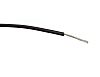 RS PRO Black 0.5 mm² Hook Up Wire, 20 AWG, 16/0.2 mm, 500m, PVC Insulation